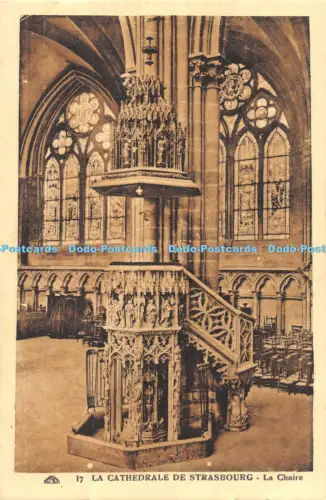 R052554 La Cathedrale de Strasbourg La Chaire