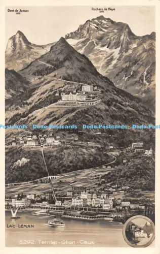 R052567 Territet Glion Caux Phototypie No 5292
