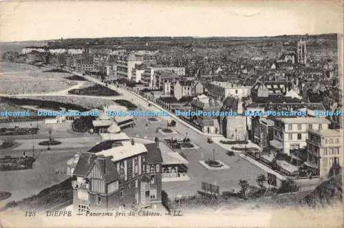 R052577 Dieppe Panorama pris du Chateau LL Nr 123