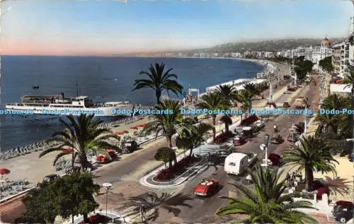 R052580 Nice La Promenade des anglais et la Baie des Anges RP 1957
