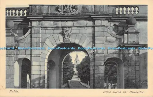 R053031 Fulda Blick Durch das Paulustor Bruno Hansmann