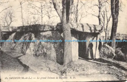 R053038 Saumur Le Grand Dolmen de Bagneux R D No 18