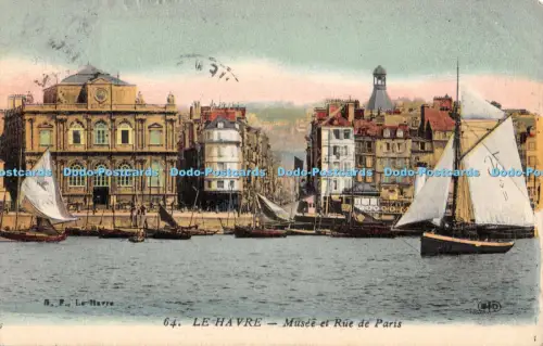 R053573 Le Havre Musee et Rue de Paris No 64 B Hopkins
