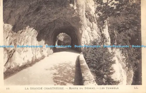 R053587 La Grande Chartreuse Route du Desert Les Tunnels LL No 16 B Hopkins