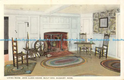 R054034 Wohnzimmer John Alden House Duxbury Mass
