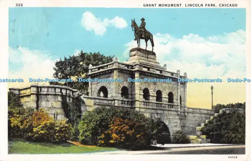 R054048 Grant Monument Lincoln Park Chicago 1930