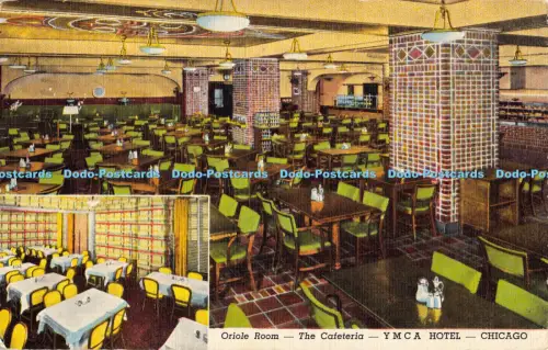 R054384 Oriole Room The Cafeteria YMCA Hotel Chicago 1957