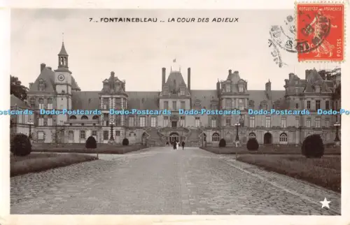 R054553 Fontainebleau La Cour des Adieux Etoile 1908