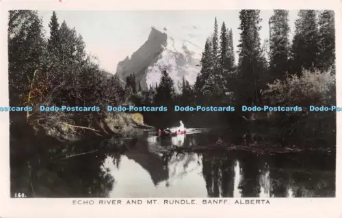 R054606 Echo River und Mt Rundle Banff Alberta