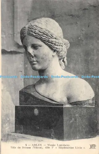 R054988 Arles Musee Lapidaire Tete de Deesse dite Ie Imperatrice Livie Neurdein