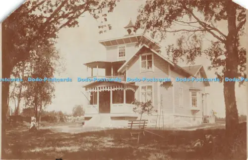 R055040 Alte Postkarte Haus