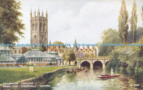 R055047 Magdalen College aus dem Cherwell Oxford Valentine Art Farbe Nr A902