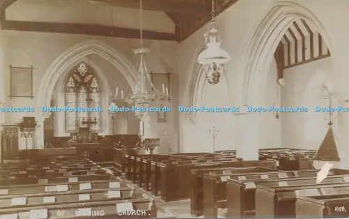 R055058 Innenraum der Bettwäsche Kirche A J und F W Bäcker