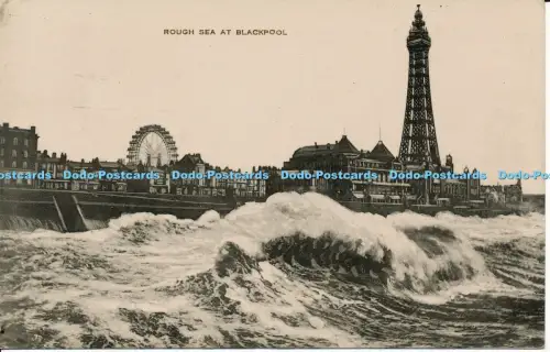 R055072 Raue See bei Blackpool 1913