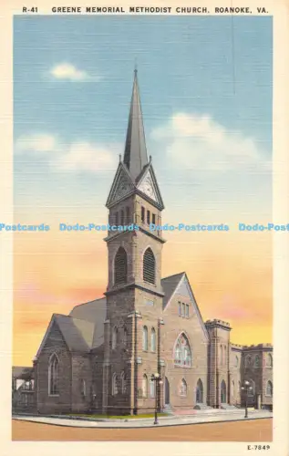 R055413 Greene Memorial Methodistenkirche Roanoke Va