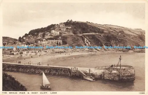 R055626 The Band Pier and East Cliff Looe Salmon No 13086