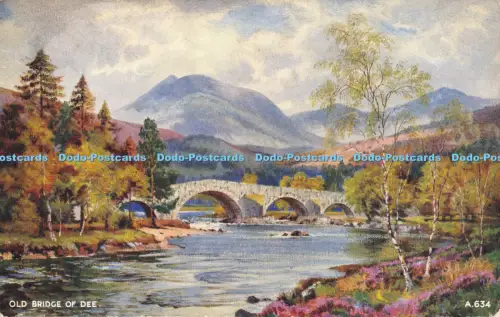 R056098 Old Bridge of Dee Valentine Art Farbe Nr A634