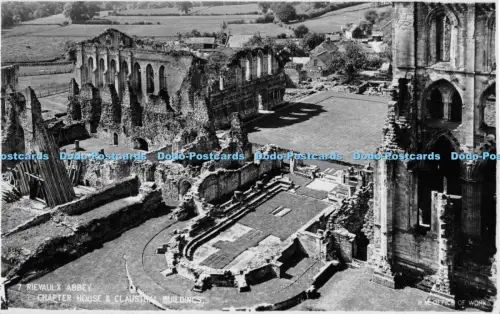 R056104 Kloster Rievaulx Kapitelsaal und Clausthal Gebäude H M Werksamt