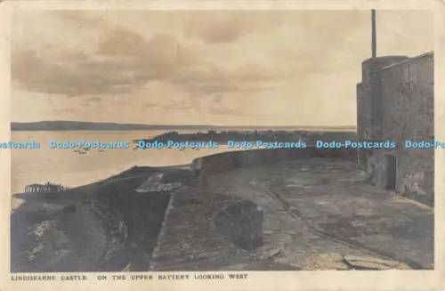 R056114 Schloss Lindisfarne auf der oberen Batterie Blick nach Westen 1949