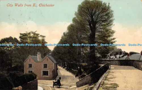 R056116 Stadtmauer aus E Chichester Valentine 1912