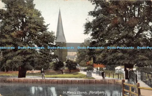 R056128 St Marys Church Horsham Schraubenschlüssel 1907
