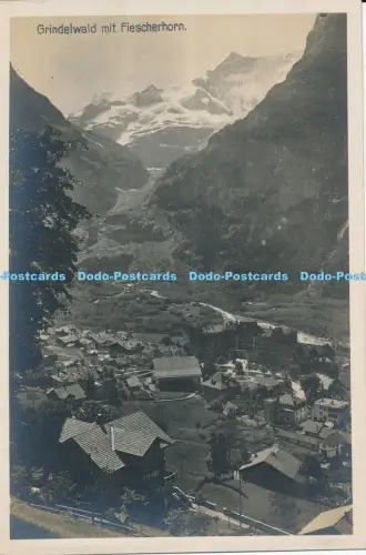 R056146 Grindelwald mit Fiescherhorn