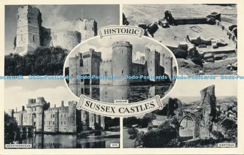 R056148 Historic Sussex Castles Multi View 1957