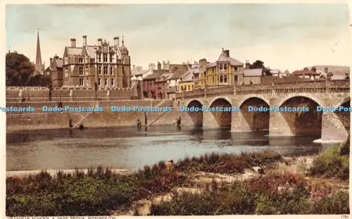 R056733 Gymnasium und Wye Bridge Monmouth Nr. 1386