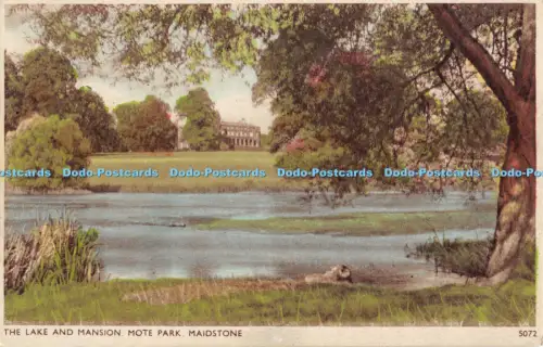 R056742 The Lake and Mansion Mote Park Maidstone Sweetman Solograph No 5072