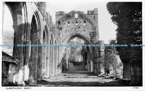 R056749 Llanthony Abbey Photochrom No 57305