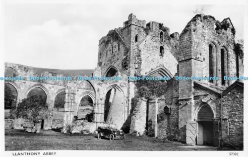 R056752 Llanthony Abbey Photochrom No 57303