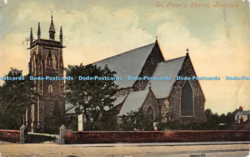 R056763 St Peters Church Birkdale Valentine 1910