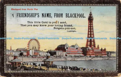 R056766 Blackpool vom North Pier 1912
