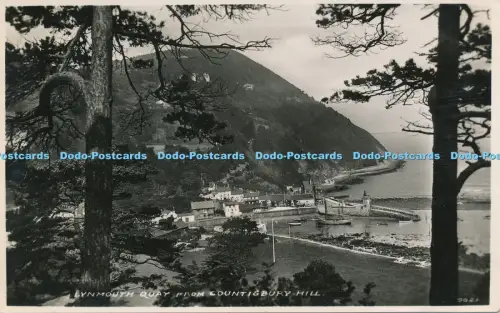 R056769 Lynmouth Quay aus Countisbury Hill RP 1953