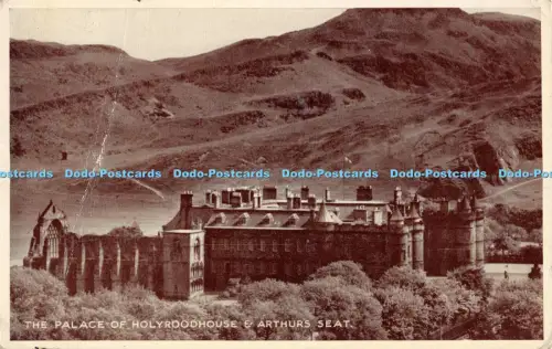 R056774 The Palace of Holyroodhouse and Arthurs Seat Dennis 1956