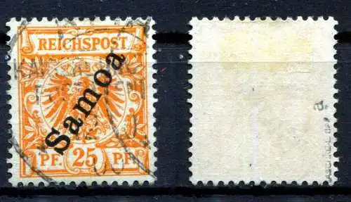 Dt. Kol. Samoa 1900 Nr 5a Rundstempel (Datum und/oder Ort klar)