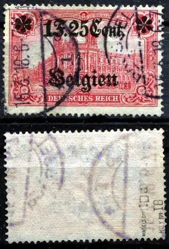 Bes. 1. Wk. Belgien 1916 Nr 23IB Rundstempel (Datum und/oder Ort klar)