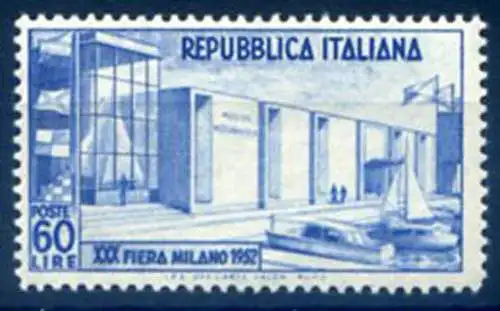 Republik. Fiera di Milano 1952. Vielfalt.