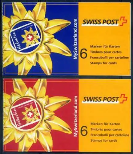 Grüße aus der Schweiz 2002. 2 Hefte.