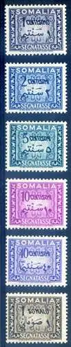 Somalia AFI. Kennzeichen 1950.