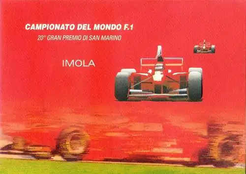 Großer Preis von Imola 2000. Ordner.