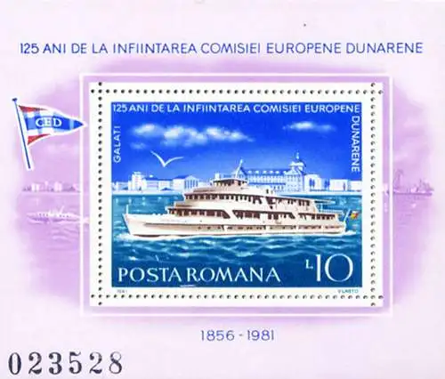 Europäische Donaukommission 1981.