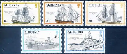 Alderney. Schiffe 1990.
