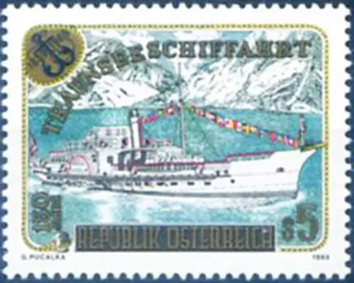 Schifffahrt auf dem Traunersee 1989.
