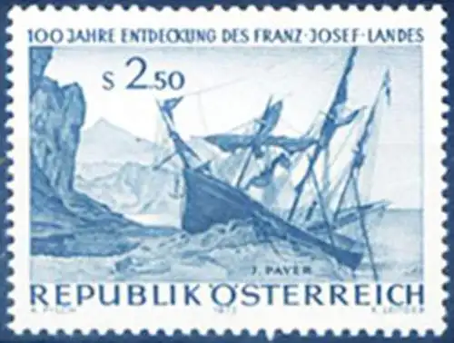 Entdeckung des Landes von Francesco Joseph 1973.