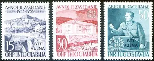 Zone B. Parlament von Avnoj 1953.