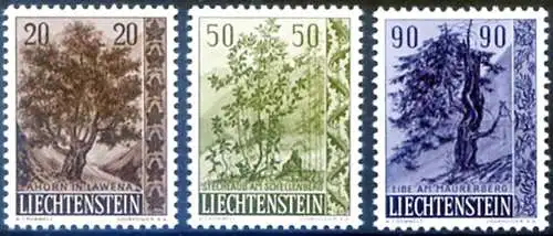 Flora. Bäume 1958.