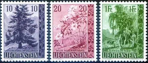 Flora. Bäume 1957.
