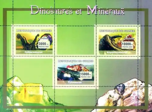 Dinosaurier und Mineralien 2007.