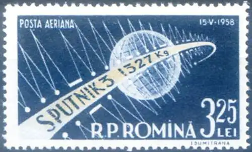 Raumfahrt. Sputnik III 1958.